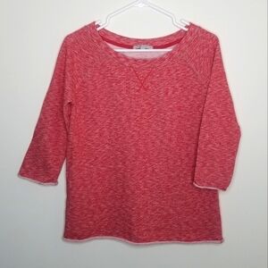 Gap Three Quarter Sleeve Marled Shirt XS